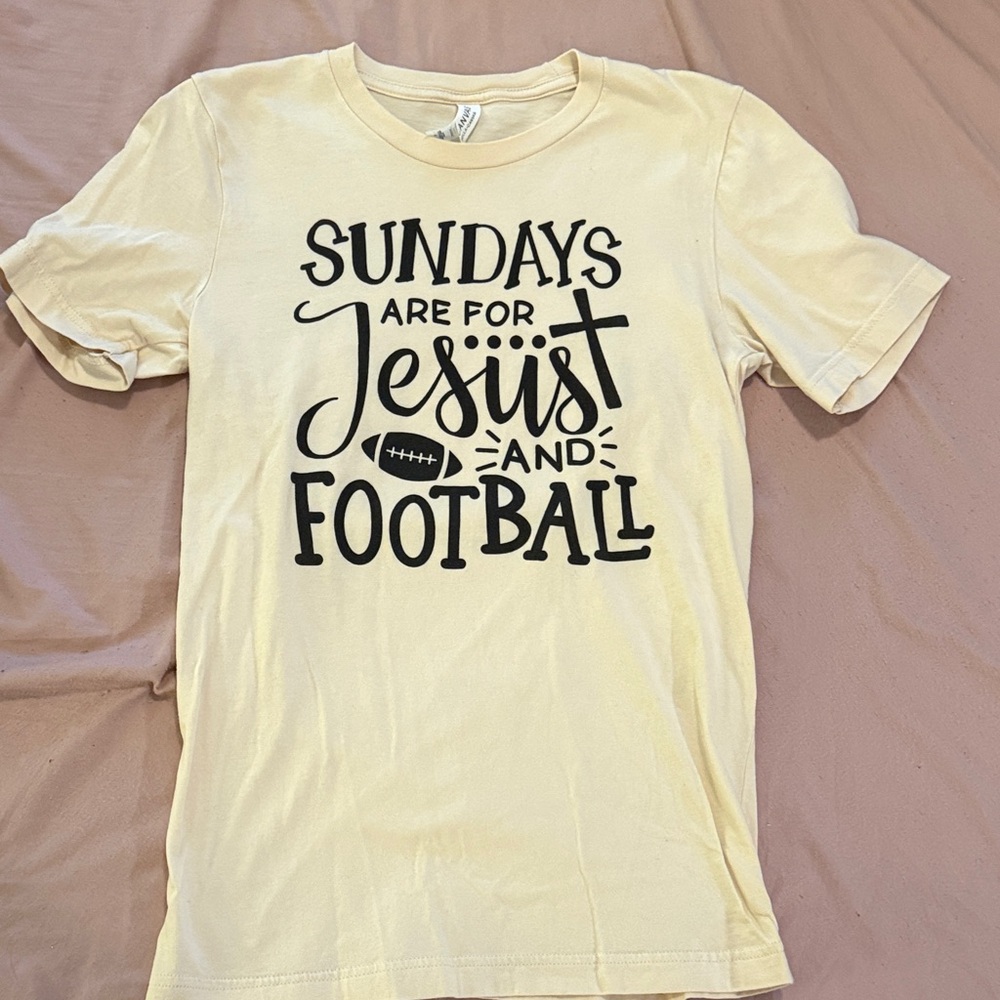 Bella Canvas Tan Graphic Tee NWOT